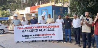 Gaziantep’te konut işçilerinin direnişi 6. gününde: “Her kuruşumuzu alana kadar buradayız”