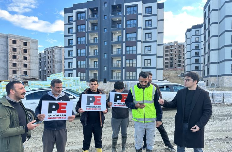 Sel felaketinin ortasında işten çıkarılan TOKİ işçileri direnişe geçti: 3 aydır verilmeyen maaşlarımız derhal ödensin